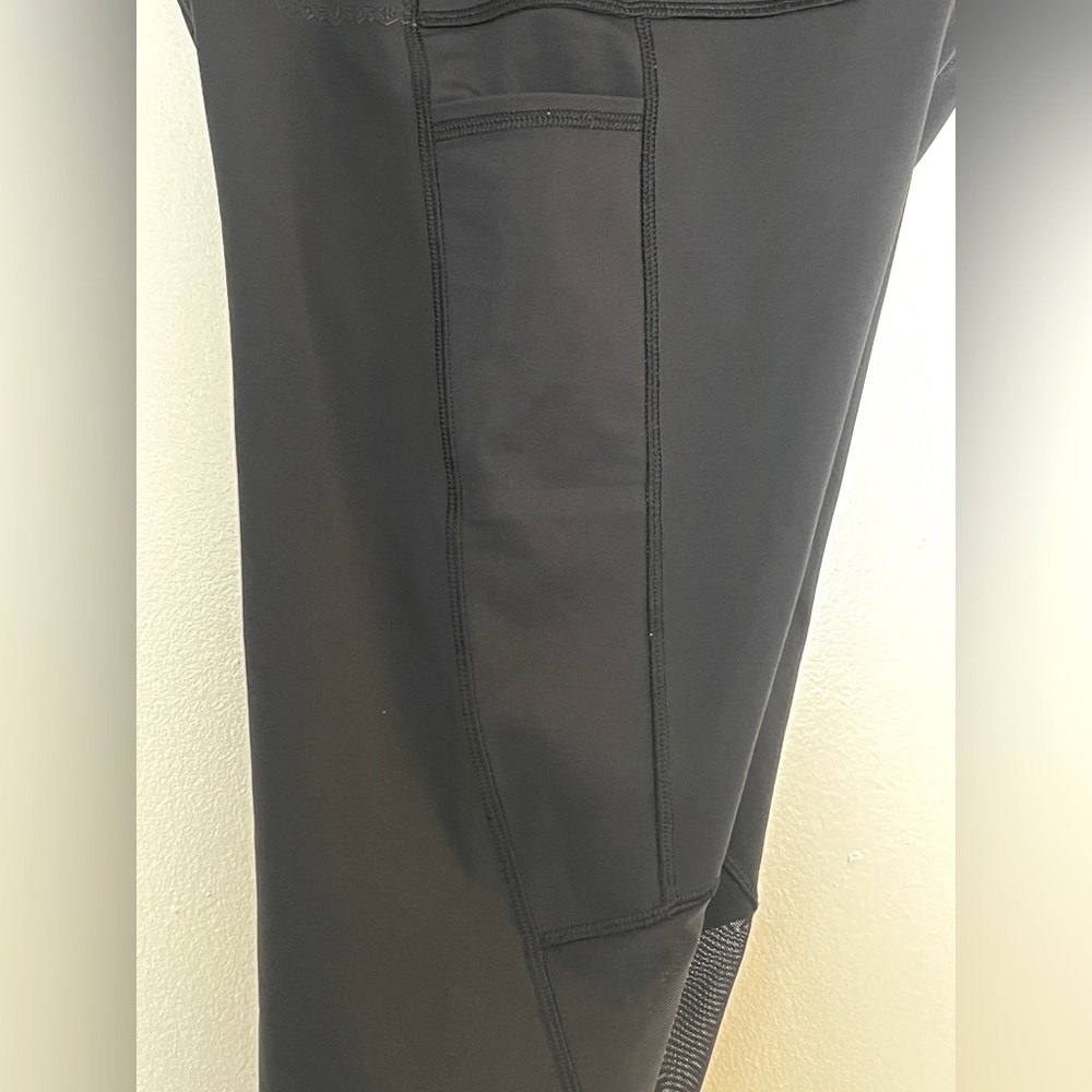 Ivivva Black Leggings with Zipper Detail - Picture 7 of 7